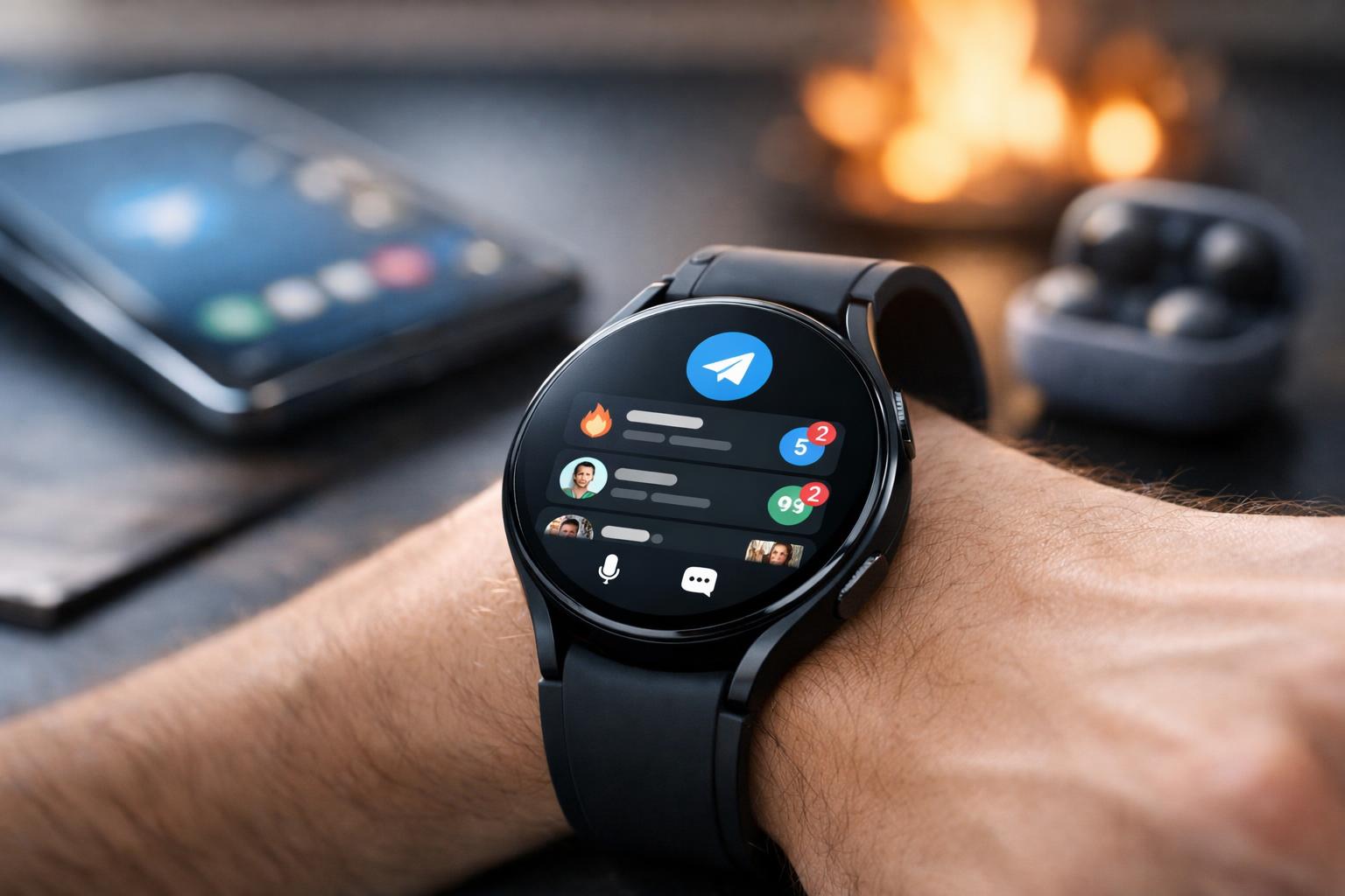 Telegram снова в деле на часах Samsung ⌚🔥
