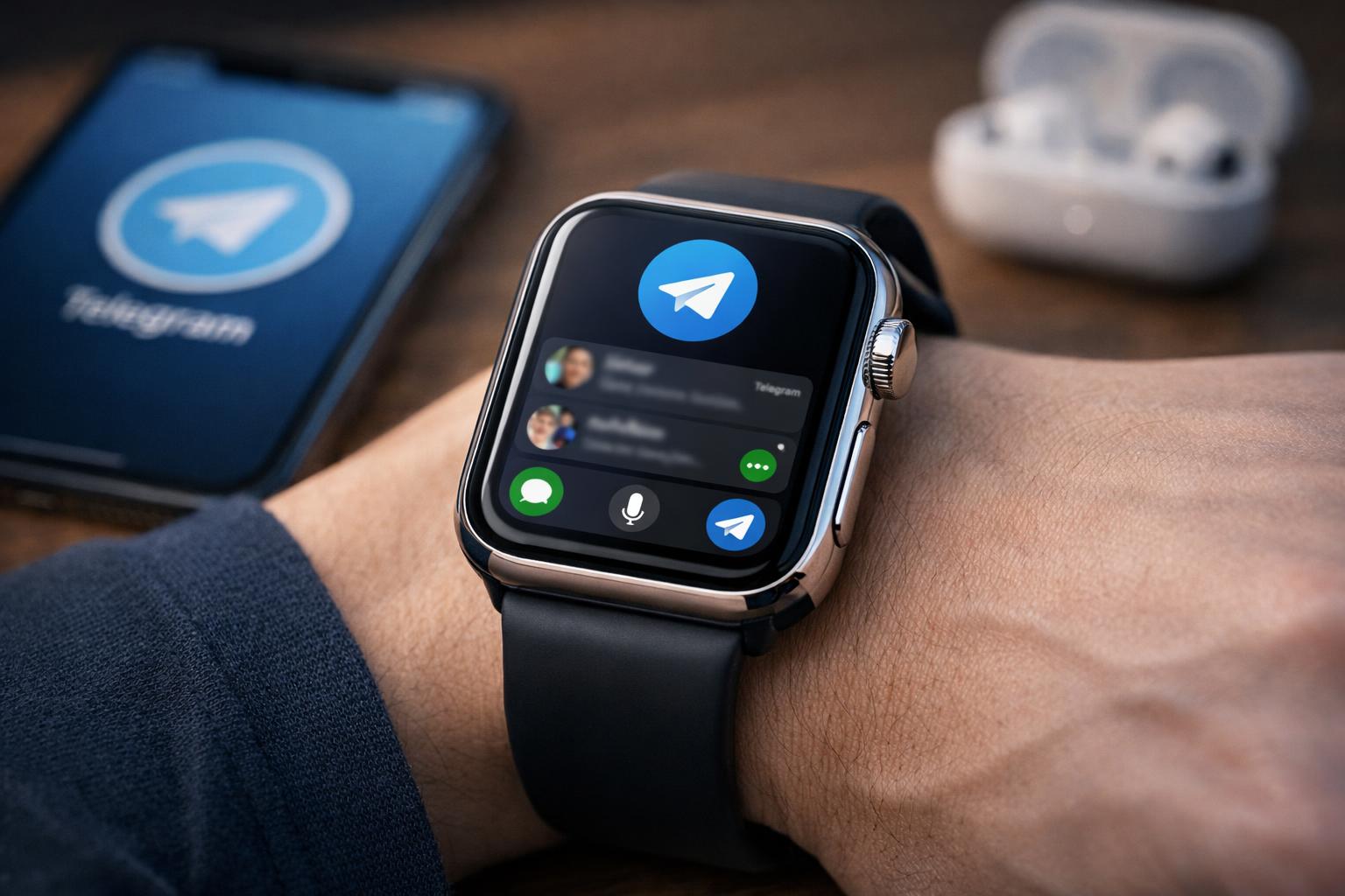 Telegram снова в Apple Watch — да, это не шутка 😮